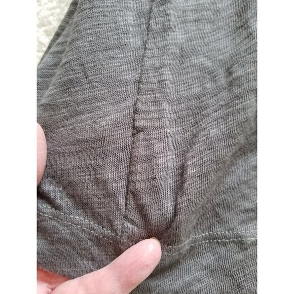 ATM Anthony Thomas Melillo Ombr'e Slub Jersey Jumpsuit Concrete Gunmetal Sz M - Picture 13 of 14